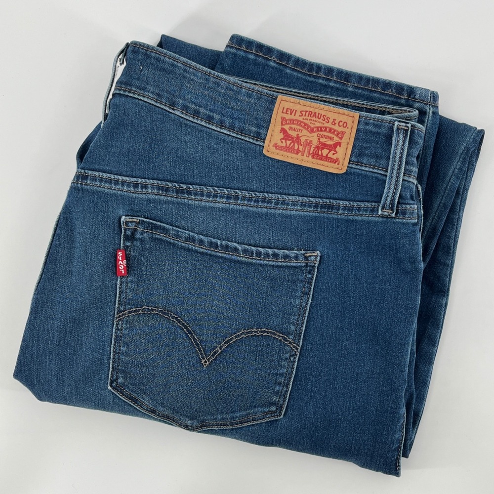 Levi's 311 Shaping Skinny Jeans, Women, 20W, Blue, Mid-Rise Stretch Denim